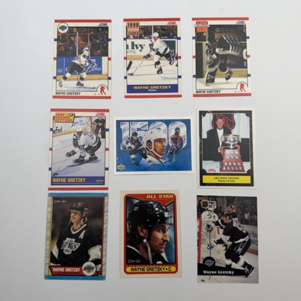 Wayne Gretzky LA Kings Hockey‎ Card Lot 11 Score O-Pee-Chee 90s Nostalgia